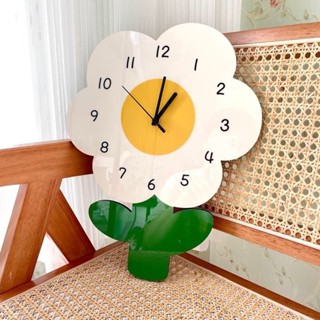 พร้อมส่ง🛒 Flower wall clock🌼