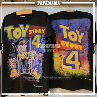 [ TOY STORY 4] Original BOOTLEG OVERPRINT CARTOON เสื้อการ์ตูน  Disney papamama vintage shirt