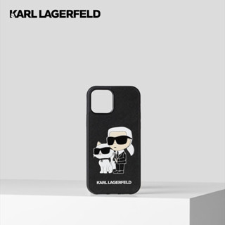 KARL LAGERFELD - K/IKONIK 2.0 KARL &amp; CHOUPETTE IPHONE 14 PRO MAX CASE 230W3881 เคสมือถือ