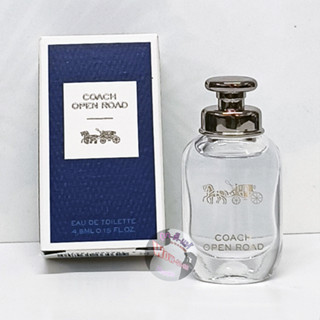 หอมสดชื่น สายลมแห่งการผจญภัย 😘  น้ำหอม Coach Open Road Eau De Toilette ขนาดทดลอง 4.5 mlของแท้ 100%