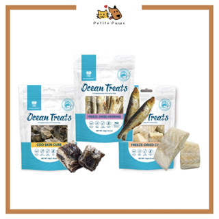 Natura Nourish ขนมสุนัข ขนมสุนัขฟรีซดราย Ocean Treats วัตุดิบจากธรรมชาติ 100%