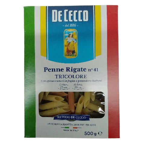 Penne Rigata Tricolore No41 De Cecco