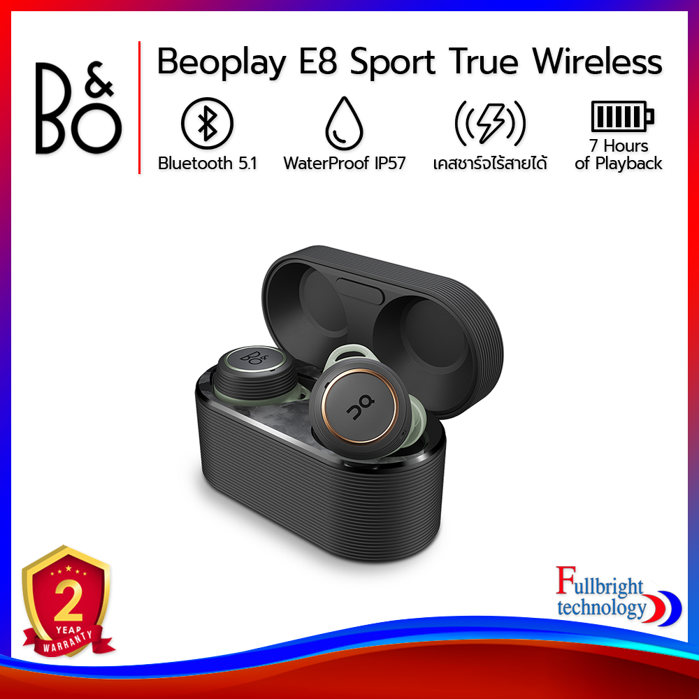 B&amp;O Beoplay E8 Sport True Wireless หูฟังไร้สายสำหรับออกกำลังกายแบบ In-Ear สุดพรีเมียมประกันศูนย์2 ปี