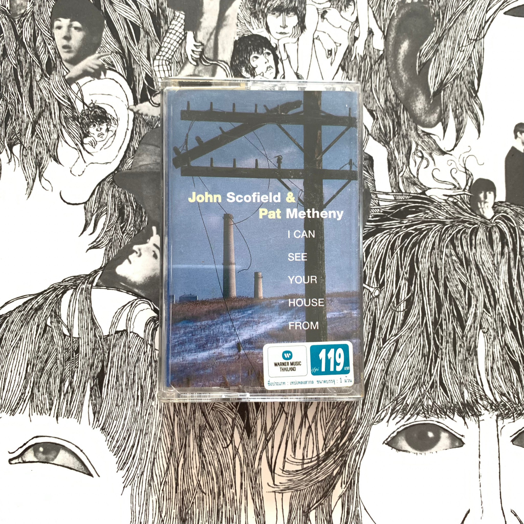 Tape Casstte เทปเพลง  John Scofield & Pat Metheny – I Can See Your House From Here (1994) Post Bop, 
