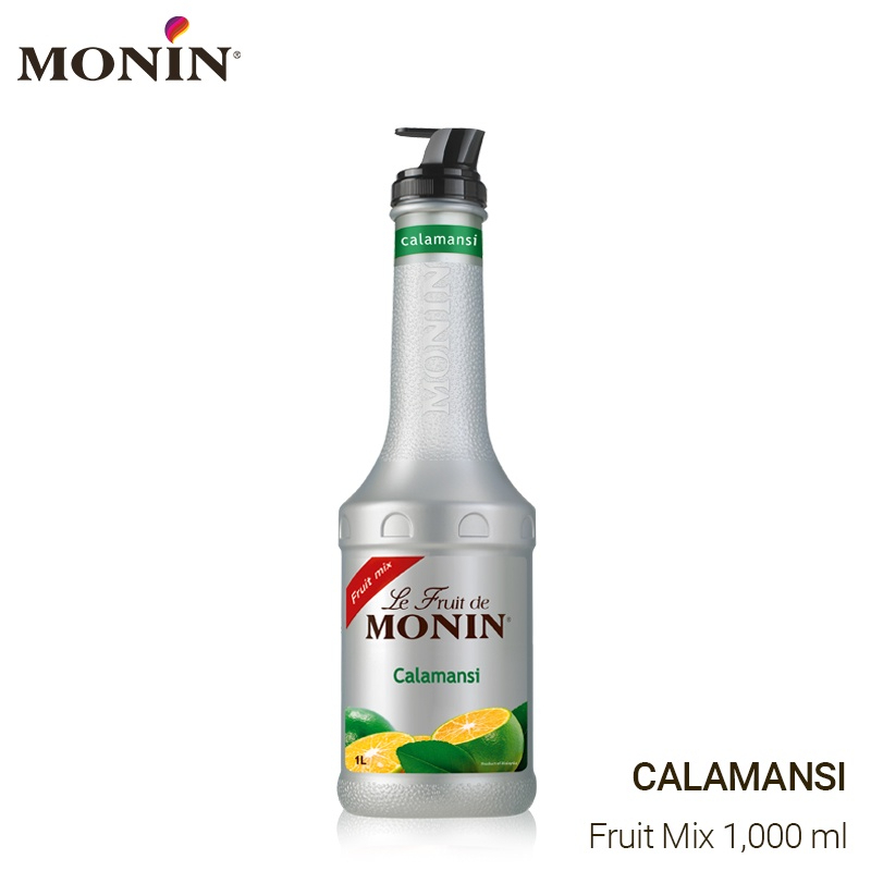 (บ้านกาแฟ HomeKoffee) Pureev MONIN Calamansi Fruit Mix เพียวเร่โมนิน กลิ่น “คาลาแมนซี่” บรรจุขวด 1 ลิตร