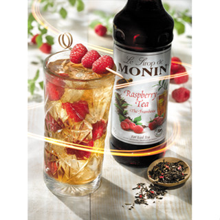 (HomeKoffee) MONIN Raspberry Tea Syrup โมนิน ไซรัปชาราสเบอร์รี่ บรรจุขวด 700 ml. น้ำเชื่อม MONIN Tea Concentrate