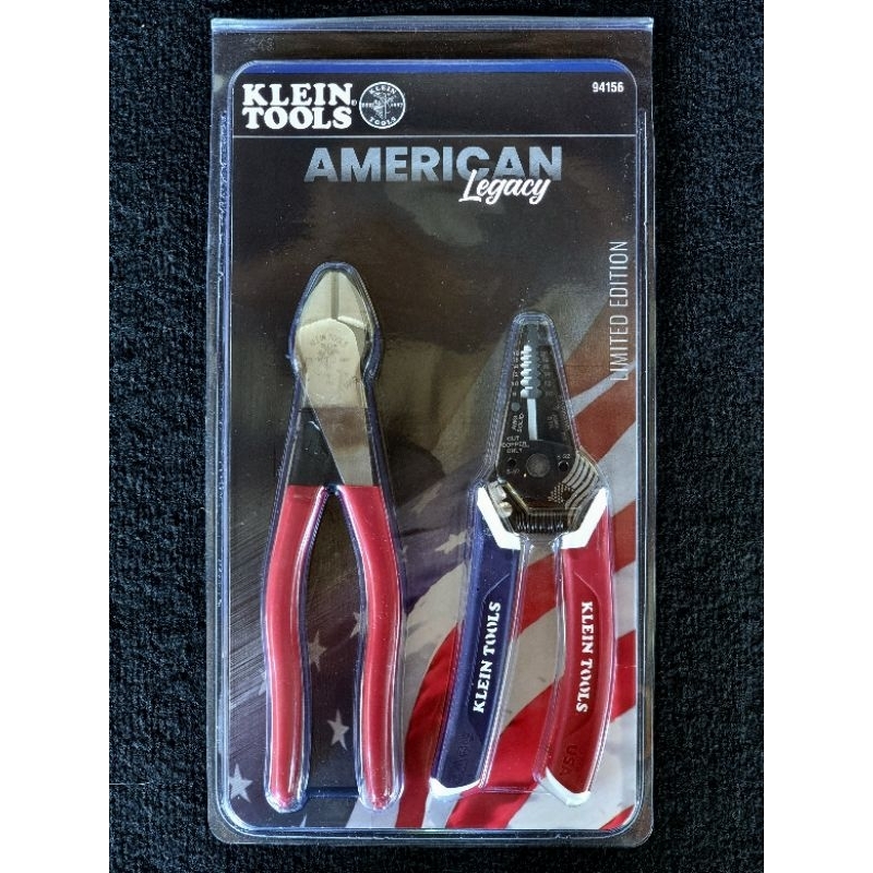คีมรุ่นลิมิเต็ด Klein Tools American Legacy Diagonal Plier and Klein-Kurve® Wire Stripper / Cutter
