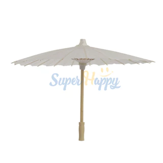 ร่มไม้กระดาษสีขาว DIY ขนาด 20CM,30CM,40,60CM Paper umbrella