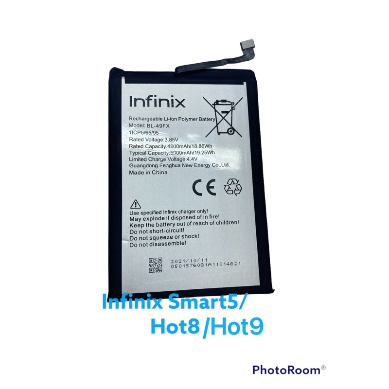 แบตinfinix hot8,hot9,hot9play hot10,hot10s hot10play,Hot11s note7 ,note11/12,smart4/smart7/Hot30i  BL-51BX,49GX,BL-49FX