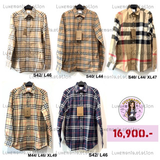 👜: New!! Burberry Shirt กล่อง/ถุงกระดาษถามแยกนะคะ‼️ก่อนกดสั่งรบกวนทักมาเช็คสต๊อคก่อนนะคะ‼️