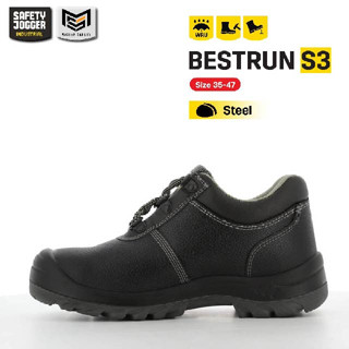 [รับประกัน 1 เดือน] Safety Jogger รุ่น BESTRUN S3 รองเท้าเซฟตี้หุ้มส้น หัวเหล็ก พื้นกันทะลุ พื้นกันน้ำมัน