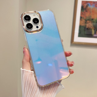 เคสไอโฟนใสโฮโลแกรม สำหรับ iPhone 11 ถึง 14 Pro Max