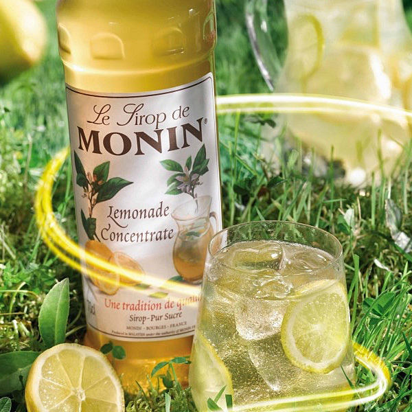 (HomeKoffee) MONIN Lemonade Concentrate Syrup ไซรัปโมนิน ไซรัปน้ำมะนาว บรรจุขวด 700 ml น้ำเชื่อม MON