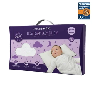 Clevamama ClevaFoam™ หมอนกันหัวแบน หมอนทารก ของเเท้ มีสติ้กเกอร์ ทุกใบ