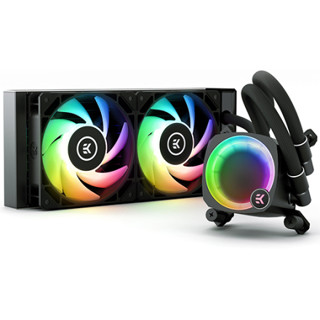 EKWB EK-Nucleus AIO CR240 Lux D-RGB Liquid CPU Cooler Black (3831109851678)