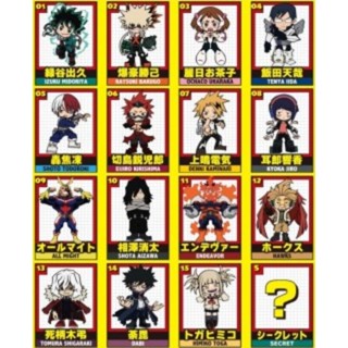 Choco Egg My Hero Academia ฟิกเกอร์จิ๋ว มายฮีโร่ ของแท้มีไข่และใบปิดตรงตัวละคร