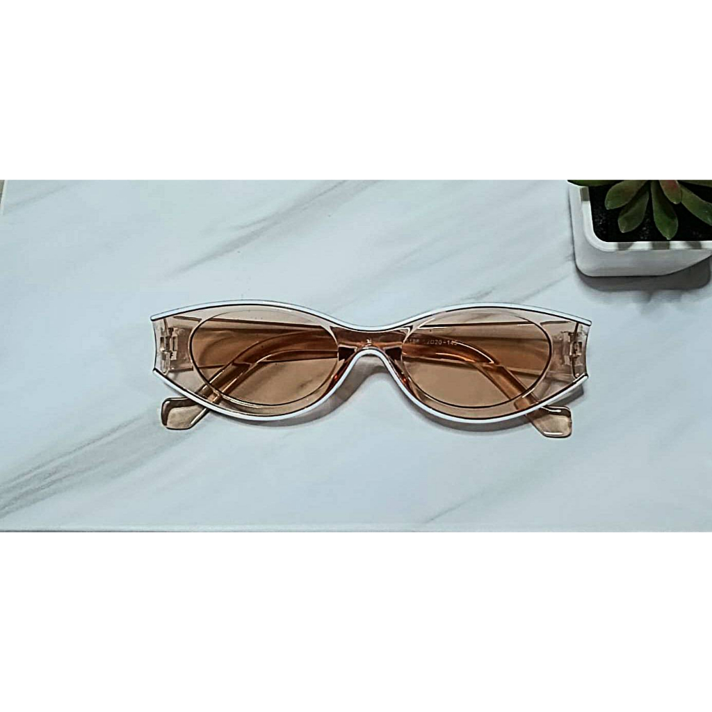 🇹🇭พร้อมส่งจากไทย🇹🇭✨NEWแว่นกันแดดแฟชั่น แนวเกาหลี ขอบ2สี สุดพีค ป้องกันUV400 UVA UVB รุ่นKR3 - รูปที่ 5