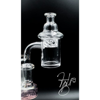 Quartz Banger 25mm Cyclone Carb Cap Set for Dab rig, Wax/Dab/Shatter