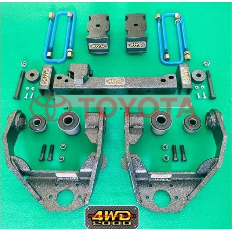 ชุดยกสูง รถกระบะ 2-3 นิ้ว ขับ 4x4 สำหรับ Tiger, Prerunner, Sport Rider, Surf, LN111, SR5 ยี่ห้อ 4WD2