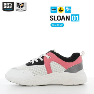 [รับประกัน 3 เดือน] Safety Jogger รุ่น SLOAN O1 รองเท้าผ้าใบหนังเทียม กันลื่น ดีไซน์สปอร์ตสุดเก๋ ไม่มีส่วนผสมของโลหะ