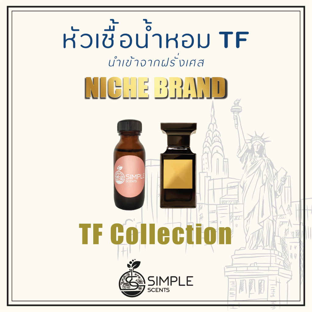 หัวเชื้อน้ำหอม LLB / น้ำหอมที่มีความเป็นเอกลักษณ์เฉพาะตัว / Niche Brand / LLB Collection