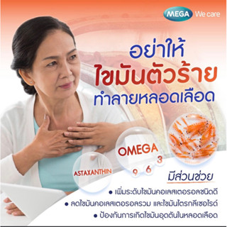 ผลิตภัณฑ์ Mega We Care Cholezz บรรจุ 30 เม็ด