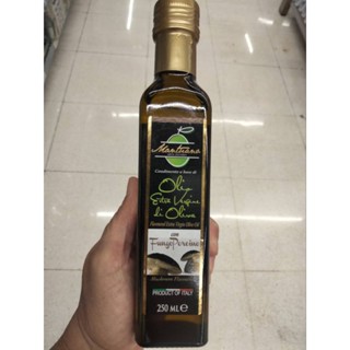 Mantua Arte Olearia Flavoured Extra  Virgin  Olive Oil  With Mushroom น้ำมันมะกอก ผสมกลิ่นเห็ด250 มล.ราคาพิเศษ