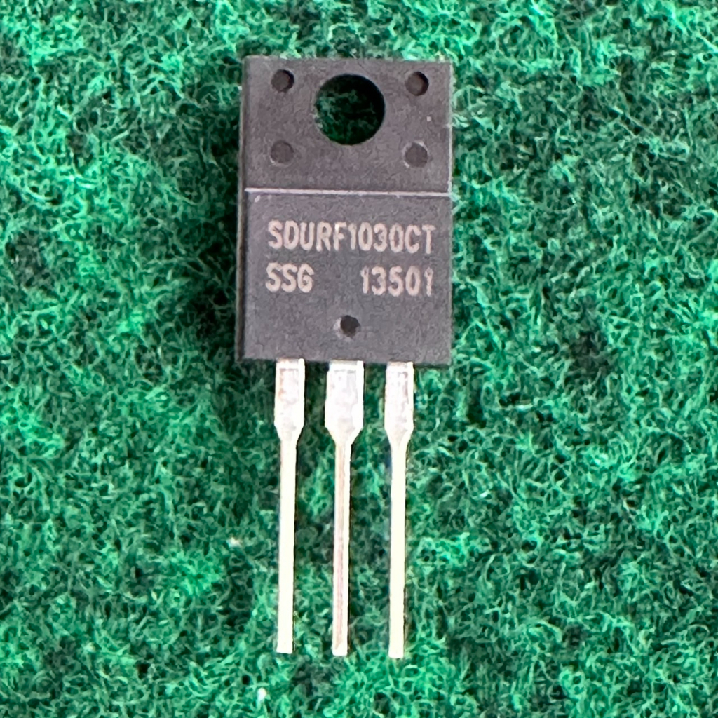 Diode  SDURF1030CT ,  D04G60c , DSEI60-06A , FSH04A10 , U860 MUR860 , MUR DSE  SDURF  1 ตัว