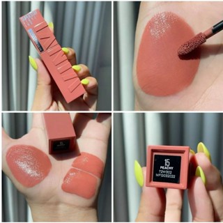 เมย์เบลลีน ซุปเปอร์สเตย์ ไวนิลอิงค์ ฟินิชฉ่ำวาว ติดทนนาน16ชม. 4.2 มล. MAYBELLINE SUPERSTAY VINYL INK (ลิปติดทน)