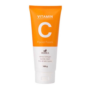 Morika โฟมล้างหน้า Vitamin C Facial Foam 100กรัม