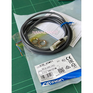 E2E-X5MY1 หัว 12mm ระยะจับ 5mm จับโลหะ 2สาย NO 24V-240VAC