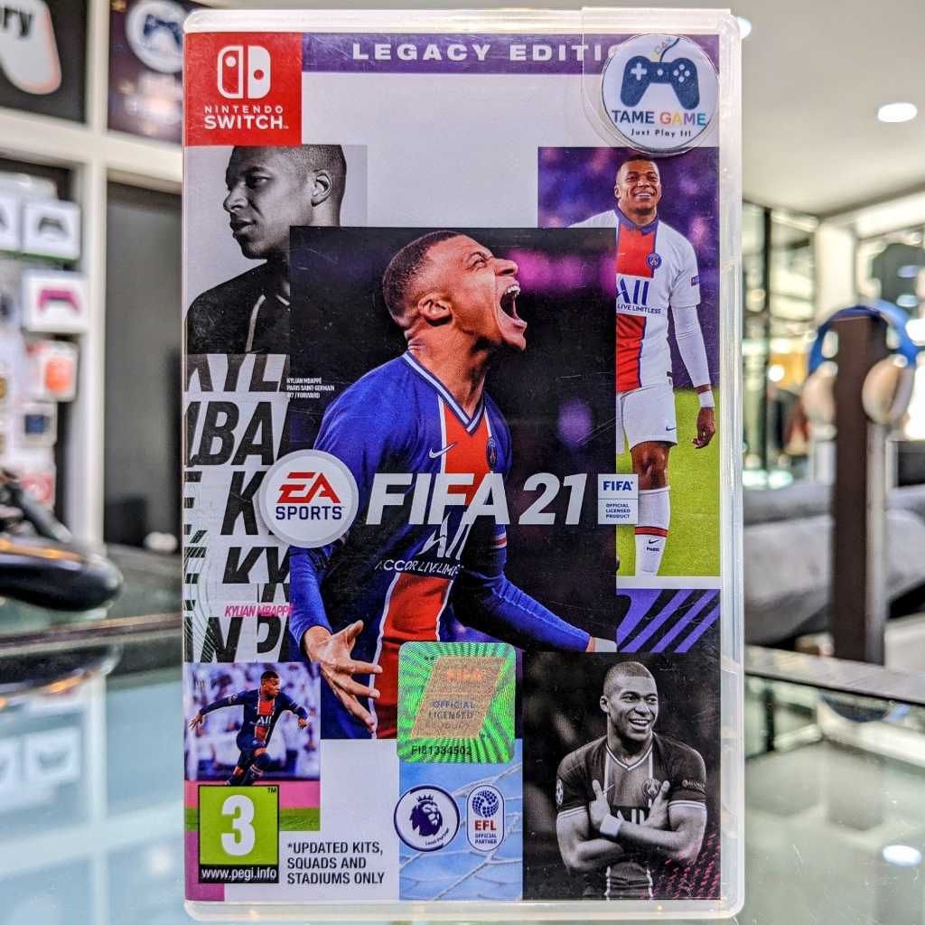 (ภาษาอังกฤษ) มือ2 FIFA 21 Legacy Edition เกม แผ่นเกม Nintendo Switch มือสอง (EA Sports FIFA21 เกมฟุตบอล เกมบอล)