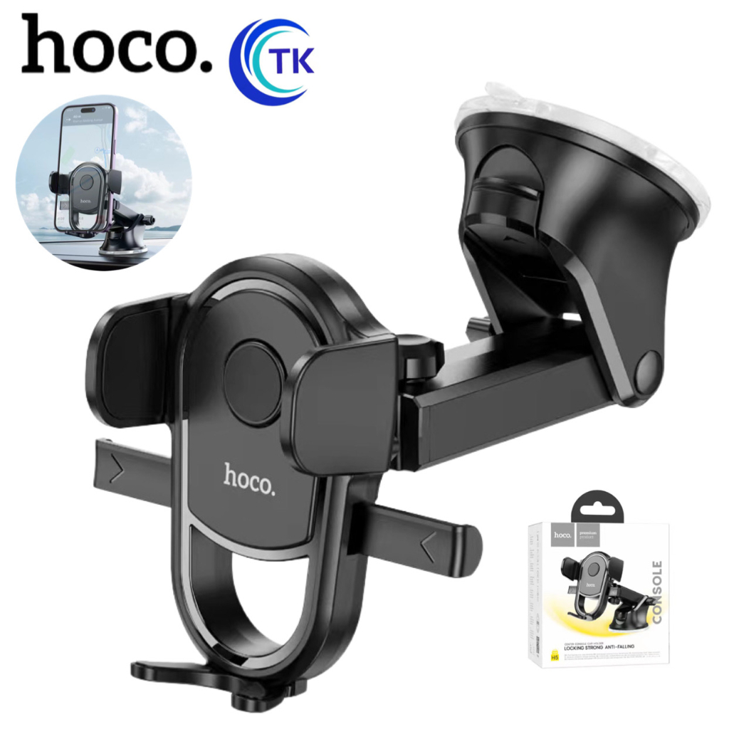 NEW Hoco H5 ที่วางโทรศัพรถ ที่จับมือถือในรถ ที่ติดโทรศัพท์ ยึดโทรศัพท์ในรถยนต์ ที่วางโทรศัพท์ ส่งเร็