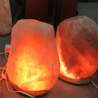 ขนาด14 kg โคมไฟเกลือหิมาลายัน  Himalayan Salt Lamp ทรงธรรมชาติ