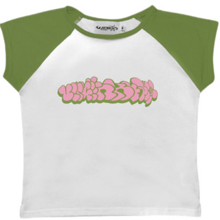 VGH GRAFFITI LOGO BABY TEE (MATCHA)