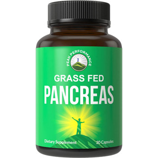 Peak Performance Grass Fed Pancreas Support 30 Capsules วิตามินตับอ่อนวัว