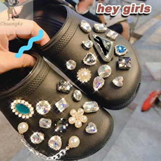 🔥DIY ที่ติดรองเท้า crocs สไตล์น่ารัก ตัวการ์ตูนติดรองเท้า ตกแต่งสวยงาม รูปแบบการ์ตูน ตัวติดรองเท้าหัวโต