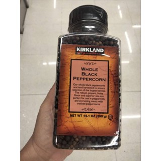 Kirkland Signature Whole Black Peppercorn พริกไทยดำแบบเม็ด 399 กรัม ราคาพิเศษ