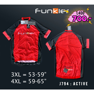 เสื้อปั่นจักรยาน FUNKIER J794 แขนสั้น