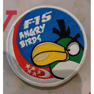 อาร์มกองทัพอากาศ F-15 ANGRY BIRDS Patch