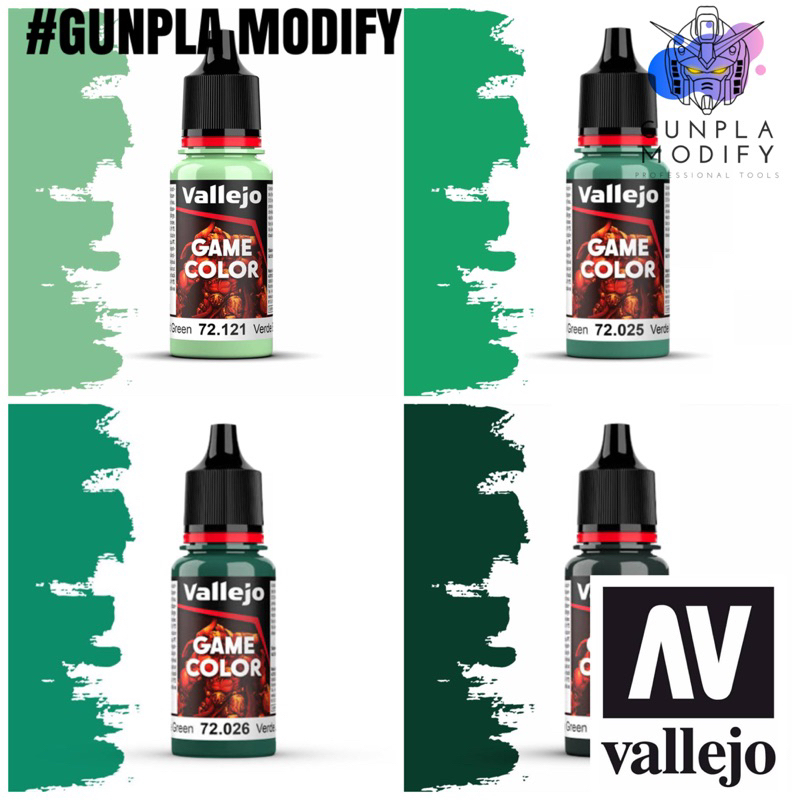 Vallejo New Game Color สีอะคริลิคสูตรน้ำ เฉดสีแนวแฟนตาซี