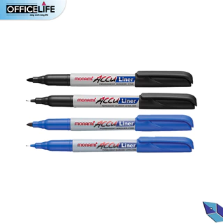Monami (โมนามิ) ปากกามาร์คเกอร์ เขียน CD AccuLiner (แอ็คคูไลเนอร์) ขนาดหัว 0.5 0.7 1.0 mm. ( ด้าม )