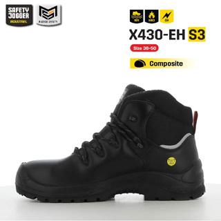 [รับประกัน 3 เดือน] Safety Jogger รุ่น X430-EH SB รองเท้าเซฟตี้หุ้มข้อ หัวคอมโพสิท กันทะลุ กันไฟฟ้าแรงสูงกันความร้อนสูง