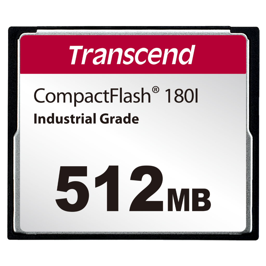 Transcend CompactFlash Card CF180I : 512MB : CF Industrial Card : รับประกัน 3 ปี - มีใบกำกับภาษี-TS5