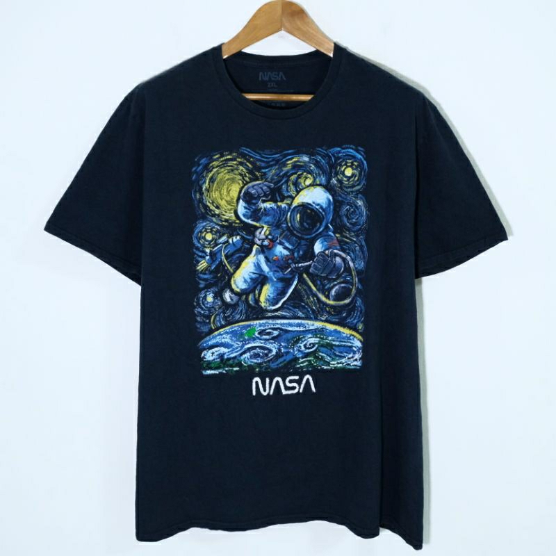 เสื้อยืด NASA (Vincent Van Gogh Inspired) นาซ่า มือสองของแท้