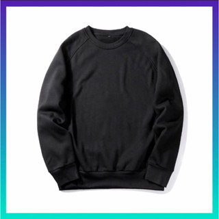 (พร้อมส่ง) เสื้อคลุมกันหนาวแขนยาว ทรงสเวตเตอร์ สีดำล้วน ไซส์…