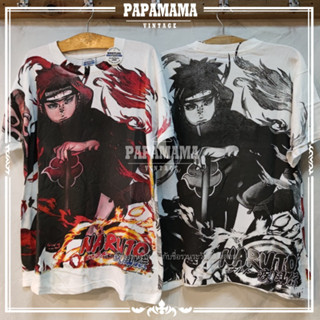 [ NARUTO ]PAIN All Over Print OVP เสื้อวินเทจ เสื้อการ์ตูน นารูโตะ papamama vintage