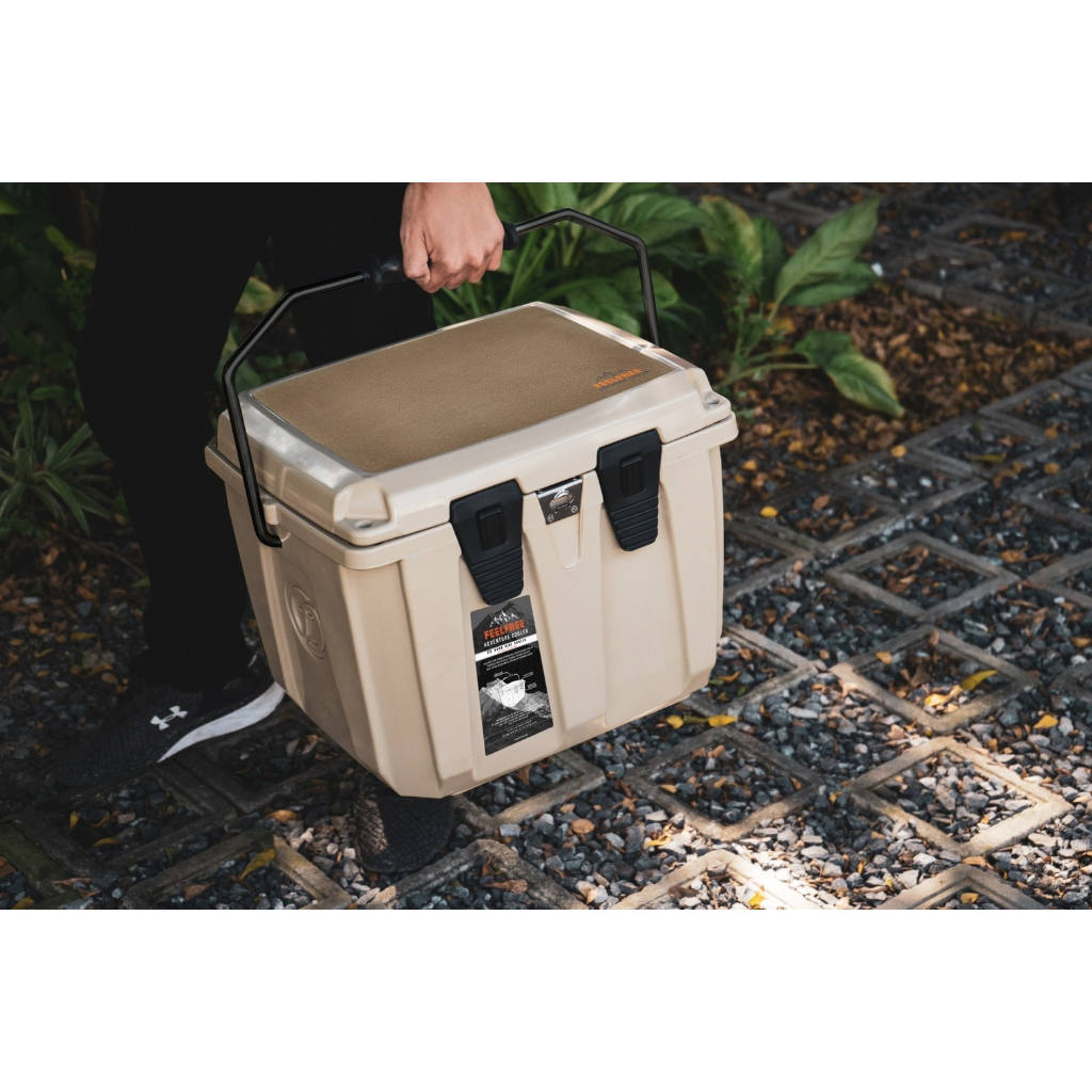 ถังน้ำแข็ง ถังเก็บความเย็น  FEELFREE COOLER ADVENTURE ถังน้ำแข็งเก็บความเย็นได้ 3-5 วัน ขนาด 25 ลิตร - รูปที่ 6