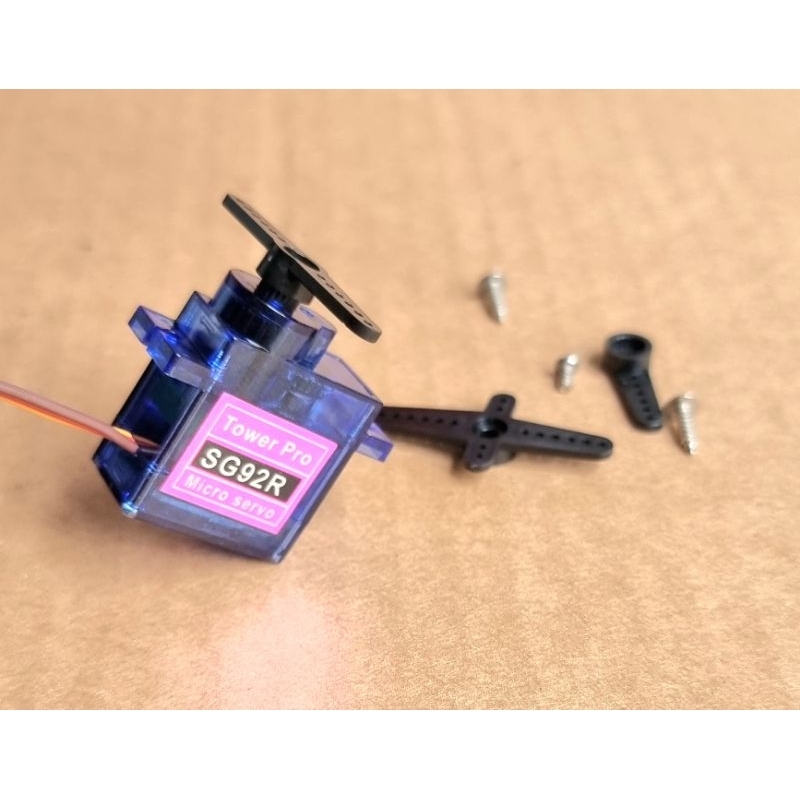 ดิจิตัลเซอโว Tower Pro SG92R   เฟืองดำ 0-180 องศา รื่นๆนุ่มๆ ราคาประหยัด - รูปที่ 2