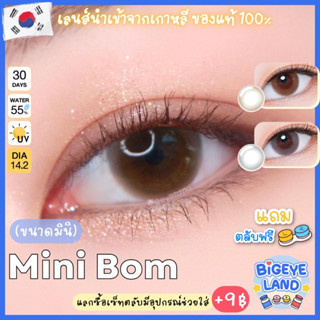 คอนแทคเลนส์ Mini Bom Brown / Gray (Kitty Kawaii) ขนาดมินิ 🌷เนียน ธรรมชาติ ขายดีมาก